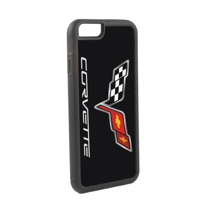 Corvette iPhone 6  Rubber Case, with C6 Logo