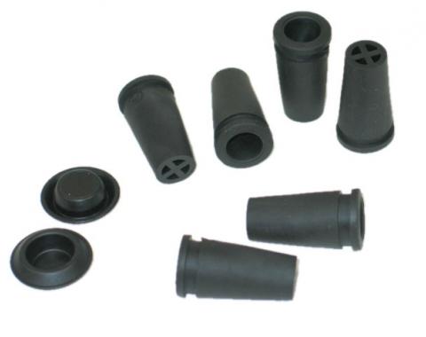 Corvette Floor Pan Drain Plugs, 8 Piece Set, 1977-1982