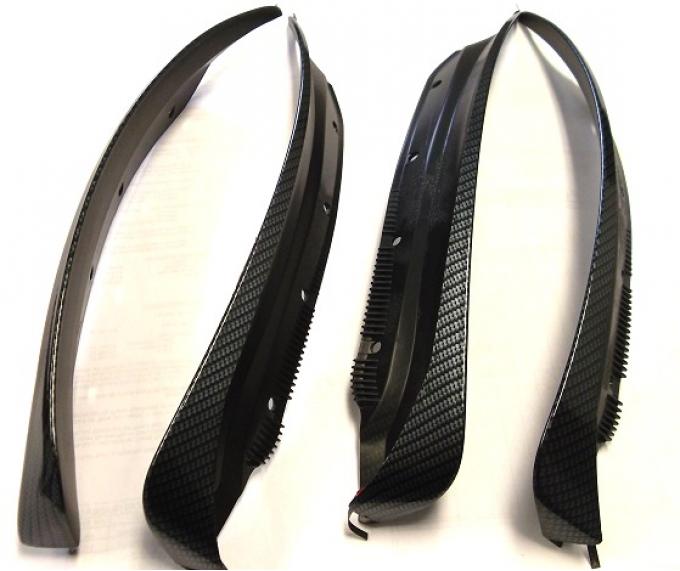 Corvette Carbon Fiber Splash Guards, 2005-2013