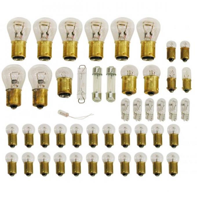 Corvette Light Bulb Set, 47 Pieces, 1976