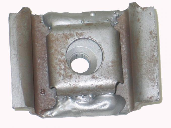 Corvette Body Mount, on Frame With Cage and Nut, 1975-1982