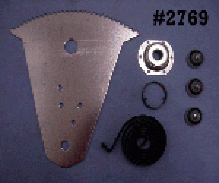 Corvette Manual Window Regulator Repair Kit, 19681979