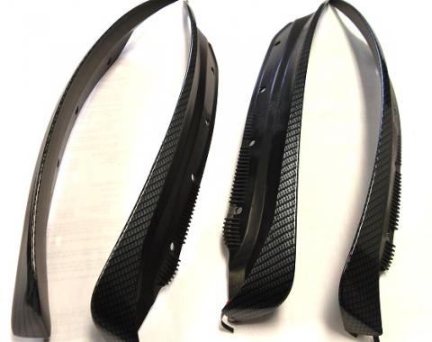 Corvette Carbon Fiber Splash Guards, 2005-2013