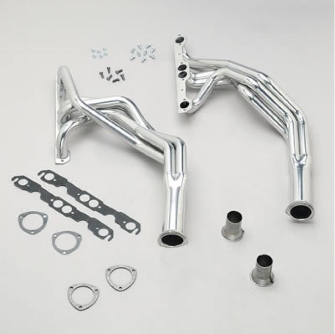 Corvette Hedman Street Headers, Big Block, Ceramic Coated, 1968-1974