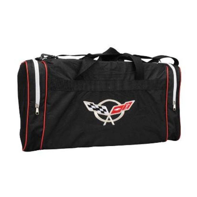 Corvette Appliqued Duffel Bag, with C5 or C6 Logo