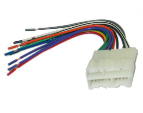 Corvette Radio Wire Harness With Plug, Custom, 1988-1996