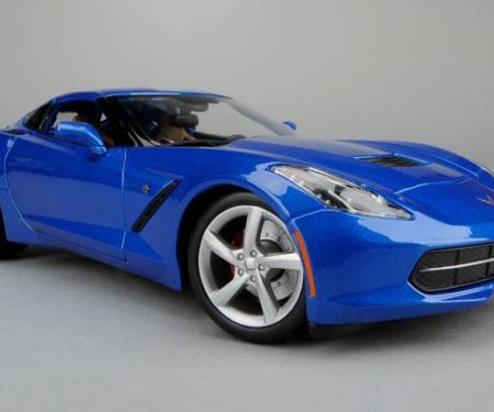 Corvette 2014 Coupe Light Blue 1/24 Diecast