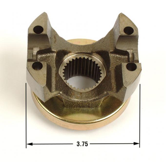 Corvette Differential Front Flange, with Deflector, 30 Spline, 1965-1970