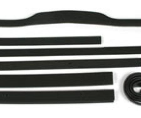 Corvette Radiator/Fan Shroud Seal Kit, 4 Speed, No Air Conditioning, Metal Shroud, 1972