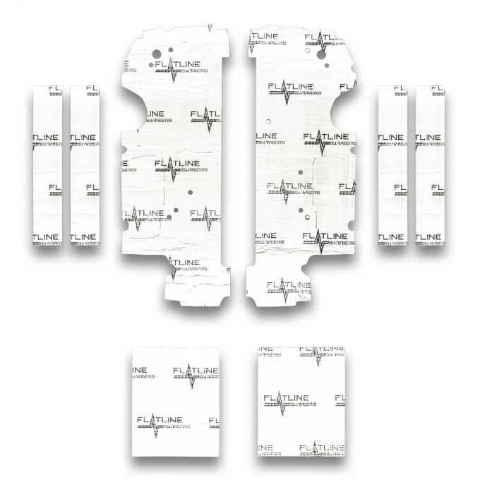 Flatline Barriers 1960-64 Chevrolet Corvair Coupe, Thermal Accoustic Insulation Door Kit TABR8101