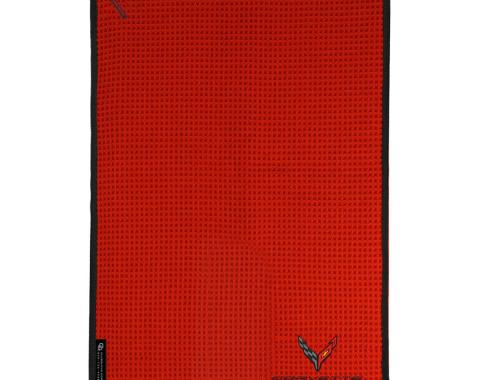 Golf's Finest Microfiber Cart Towel - Next Generation Corvette, Red