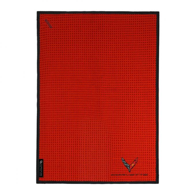 Golf's Finest Microfiber Cart Towel - Next Generation Corvette, Red