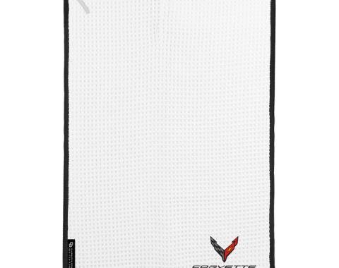 Golf's Finest Microfiber Cart Towel - Next Generation Corvette, White