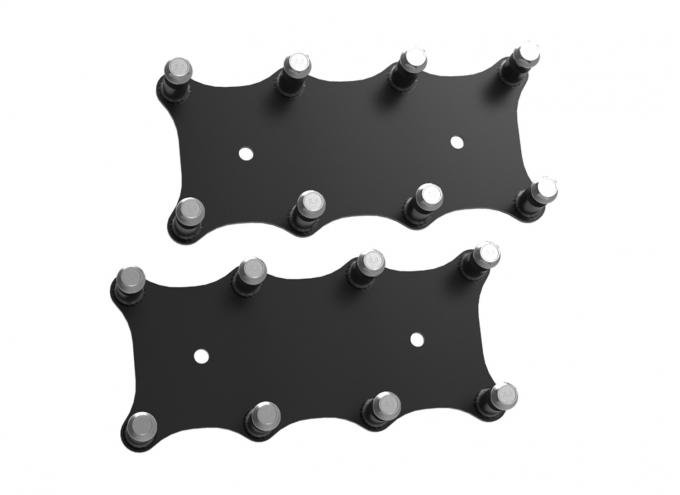 Holley EFI Igntion Coil Remote Relocation Bracket, Black Finish, Pair 561-128