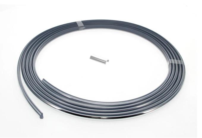 AMD Windshield Gasket Lockstrip, Chrome, 73-91 Chevy GMC C/K Truck Blazer Jimmy Suburban 384-4073-5