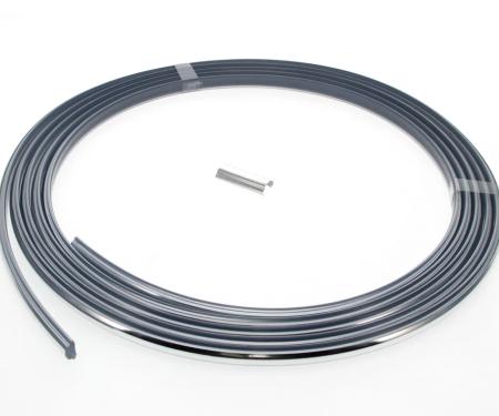 AMD Windshield Gasket Lockstrip, Chrome, 73-91 Chevy GMC C/K Truck Blazer Jimmy Suburban 384-4073-5