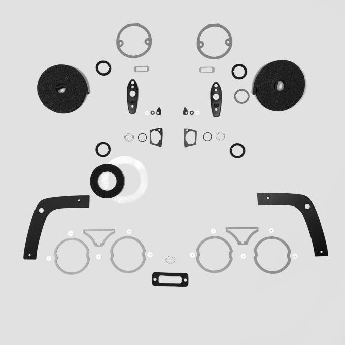 Detroit Muscle Technologies 1968 Dodge / Plymouth Mopar B Body 68 Charger Paint Exterior Gasket Set BCH6868PK01
