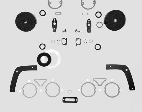 Detroit Muscle Technologies 1968 Dodge / Plymouth Mopar B Body 68 Charger Paint Exterior Gasket Set BCH6868PK01