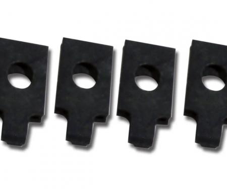 Corvette Shift Console U-Nuts, 4 Piece Set, 1964-1967