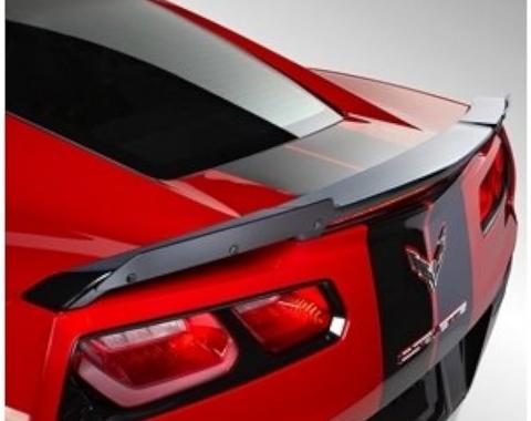 2014-2019 Chevrolet Corvette Wickerbill Spoiler Black, Stingray Only - Chevrolet Performance Parts