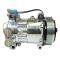 Vintage Air Sanden Direct GM Truck-SUV Replacement Compressor 6-Groove serpentine pulley Polished Finish 046441-MTQ