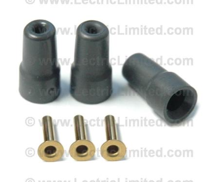 Lectric Limited 1968-1971 Chevrolet Corvette Terminals: Rear Tail Light & License Plate Light Fiberoptic Ferrules/Ends & Boots VRK6871FOR