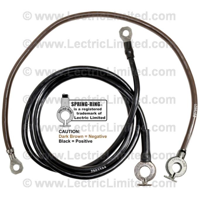 Lectric Limited 1964-1965 Chevrolet Corvette Battery Cable Set BC2008