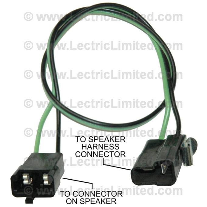 Lectric Limited 1968-1977 Chevrolet Speaker Lead Wires VRR7077CK