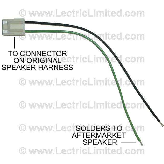 Lectric Limited 1970-1993 Buick / Chevrolet / GMC / Oldsmobile / Pontiac Speaker Adapter Lead Wires VRR7889CK