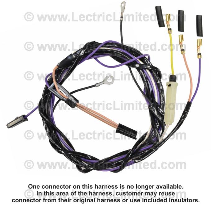 Lectric Limited 1974-1975 Chevrolet Corvette Rear Window Defogger Harness VRW7475