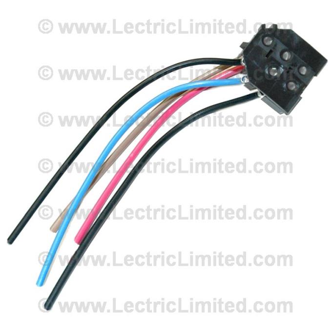 Lectric Limited 1984-1989 Chevrolet Corvette Connector: Power Window Switch VRC8489PS