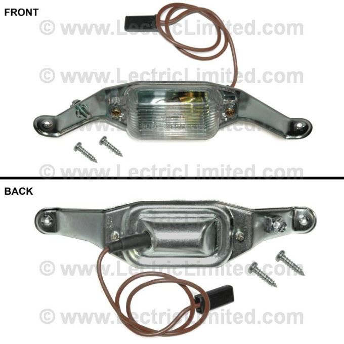 Lectric Limited 1968-1972 Oldsmobile License Plate Light Assembly 00916284