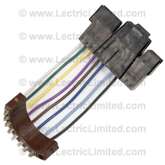 Lectric Limited 1967-1968 Buick / Chevrolet / Oldsmobile / Pontiac Steering Column Turn Signal Switch Adapter Harness 38127