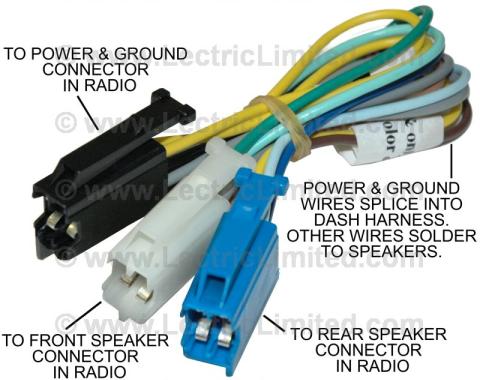 Lectric Limited 1978-1988 Buick / Chevrolet / GMC / Oldsmobile / Pontiac Connector: Radio VRC7882RA
