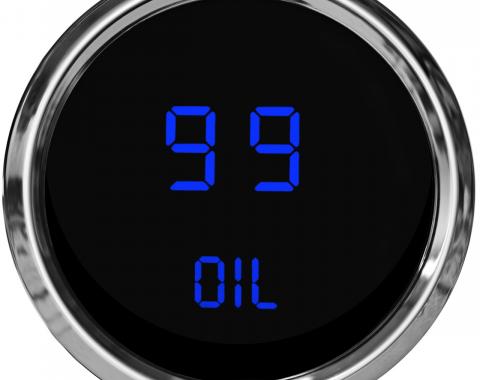 Intellitronix Oil Pressure LED Digital Chrome Bezel MS9114