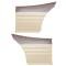 Legendary Auto Interiors 1973 Dodge Dart Sport Fastback Rear Panels w/ Woodgrain