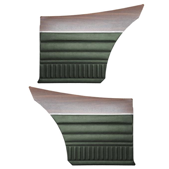 Legendary Auto Interiors 1973 Dodge Dart Sport Fastback Rear Panels w/ Woodgrain