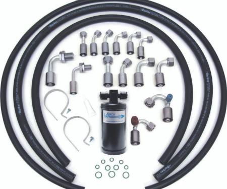 Vintage Air Beadlock 14-Fitting Refrigerant Hose Kit with Drier for 134a 31700-VBD