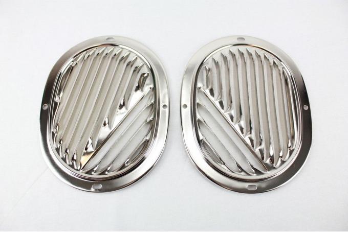 Impala Interior Kick Panel Vent Grilles, Pair, 1959-1963