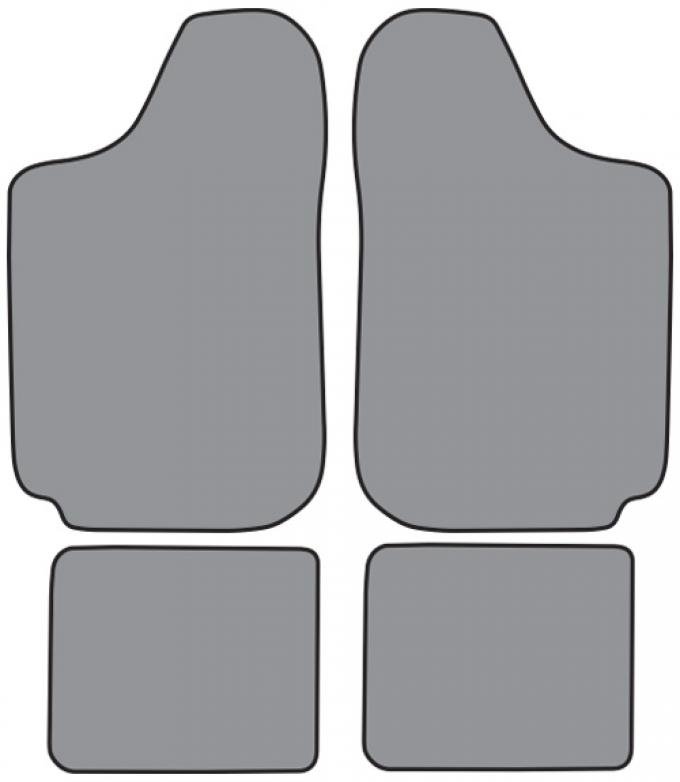 ACC 1987-1990 Nissan Pulsar NX Floor Mat 4pc (NI635F FM18R) Cutpile