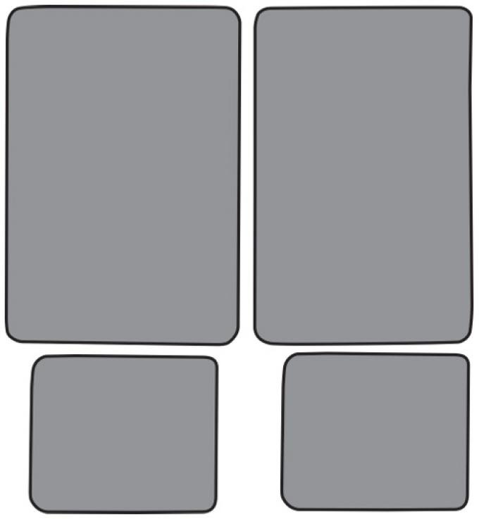 ACC 1989-1991 GMC V2500 Suburban Floor Mat 4pc (FM48F FM18R) Cutpile