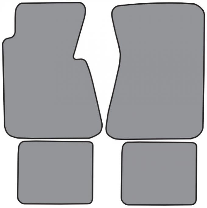 ACC 1964-1966 Ford Thunderbird Floor Mat 4pc (FM205F FM18R) Loop