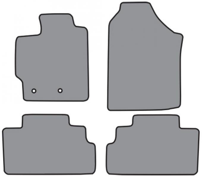 ACC 2007-2013 Toyota Yaris Floor Mat 4pc (P617 P617R) Cutpile