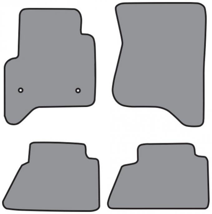 ACC 2015-2019 Chevrolet Silverado 2500 HD Crew Cab Floor Mat 4pc (FM368 FM368R) Cutpile