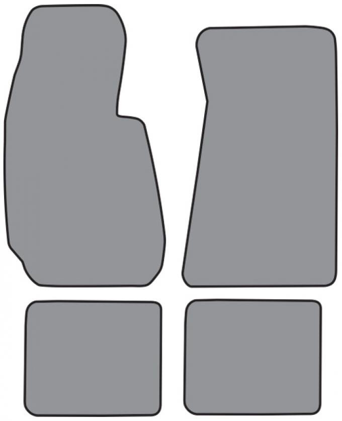 ACC 1978-1981 Toyota Celica Floor Mat 4pc (TO414F FM18R) Cutpile