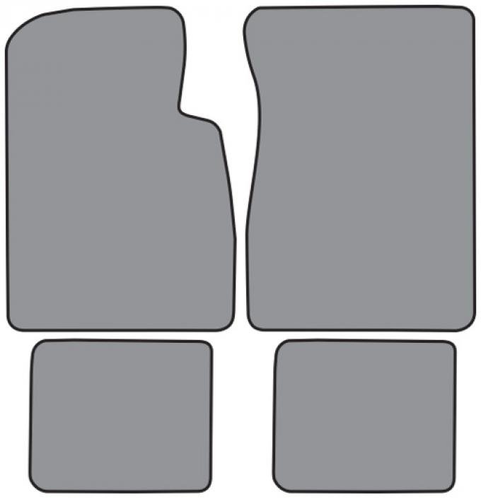 ACC 1968 Ford Galaxie 500 Floor Mat 4pc (FM36F FM18R) Loop