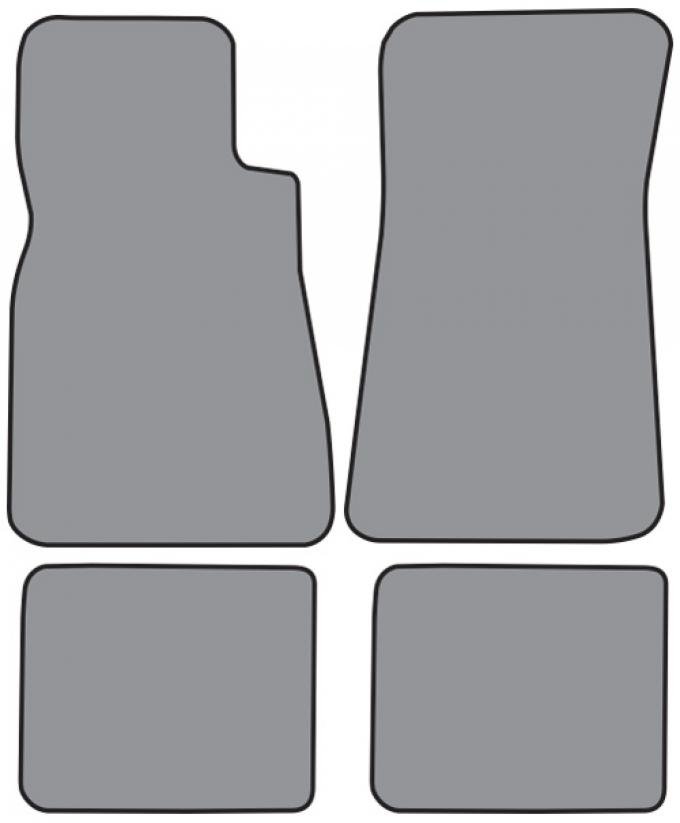 ACC 1966-1970 Buick Riviera Floor Mat 4pc (FM14F FM18R) Loop