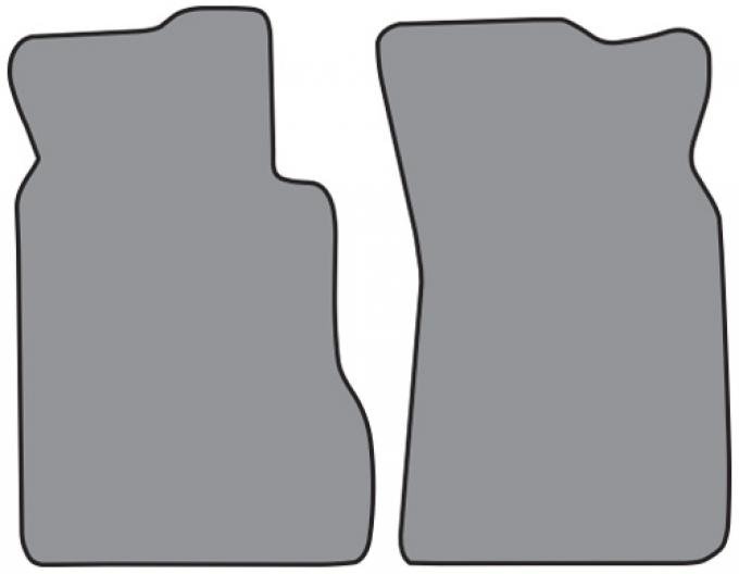 ACC 1977-1980 Toyota Pickup Reg Cab Floor Mat 2pc (TO386F) Cutpile