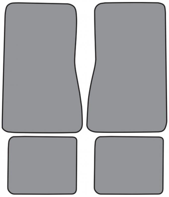 ACC 1974-1979 Oldsmobile Omega Floor Mat 4pc (FM273F FM18R) Cutpile