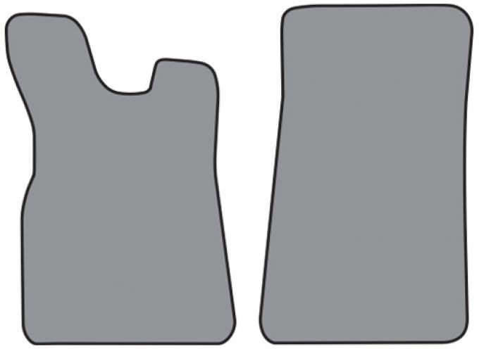 ACC 1986 Nissan 720 Reg Cab Floor Mat 2pc (DA664F) Cutpile